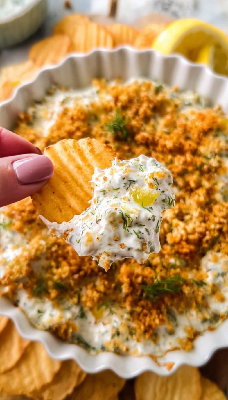 High-Protein Fried Pickle Dip (Viral Recipe)