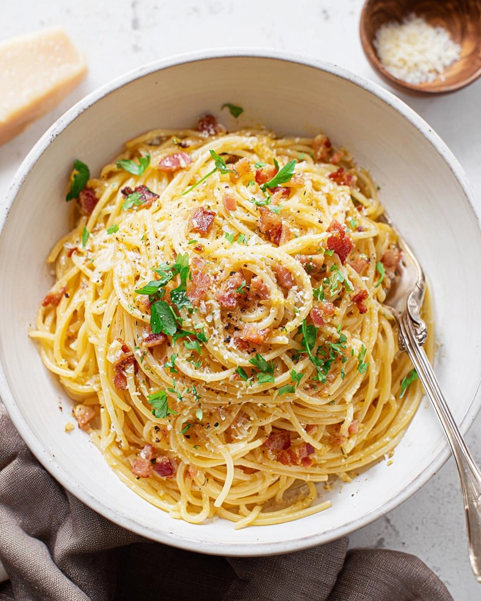 Homemade Spaghetti Carbonara | Authentic Roman 5-Ingredient Pasta
