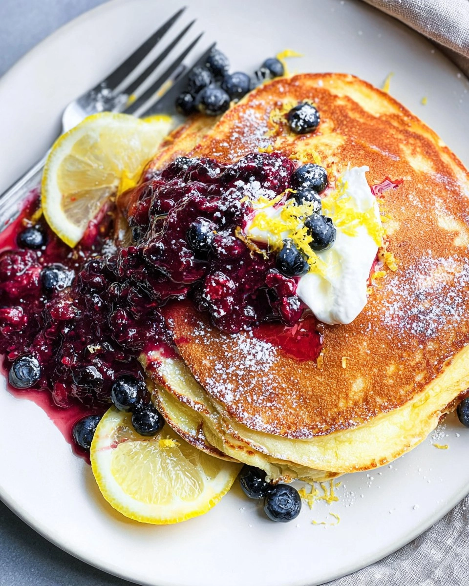 Lemon-Ricotta-Pancakes-with-Warm-Berry-Compote-Recipe