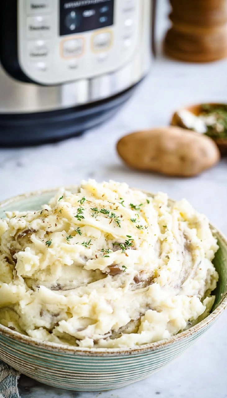 Make Ahead Crockpot Mashed Potatoes