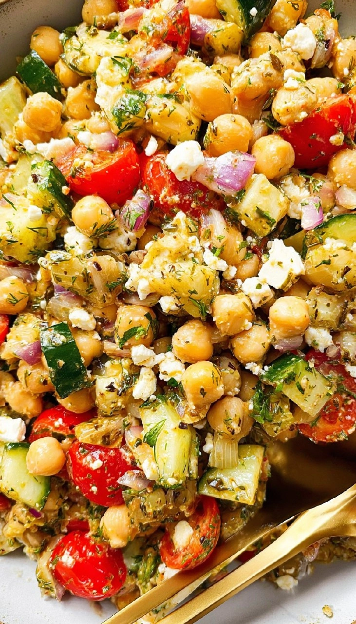 Mediterranean Chickpea Salad