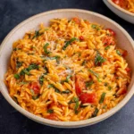 One Pot Creamy Tomato Orzo 143 One-Pot-Creamy-Tomato-Orzo-Recipe