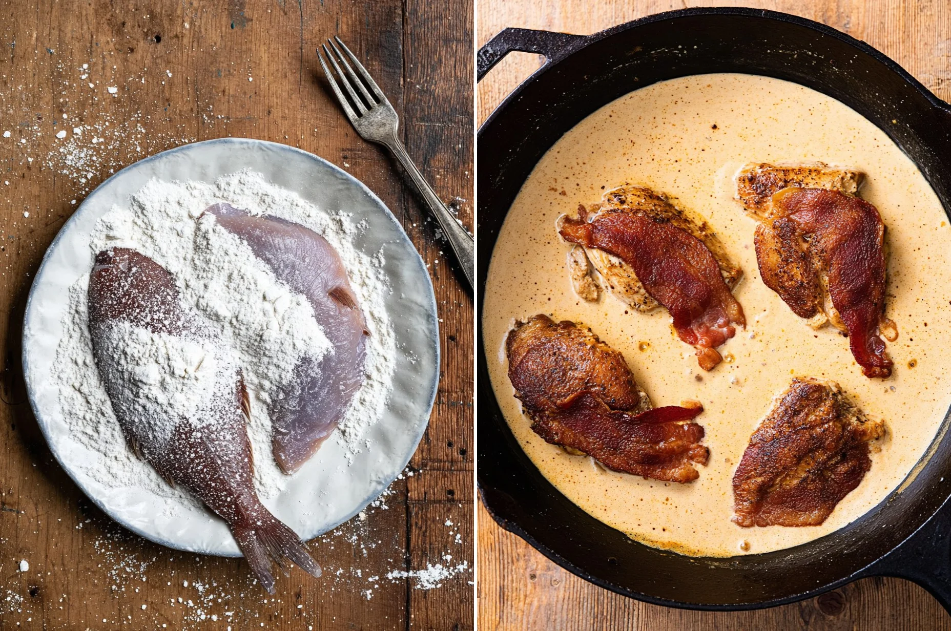 Pan-Seared Pheasant with Creamy Dijon Mustard Sauce