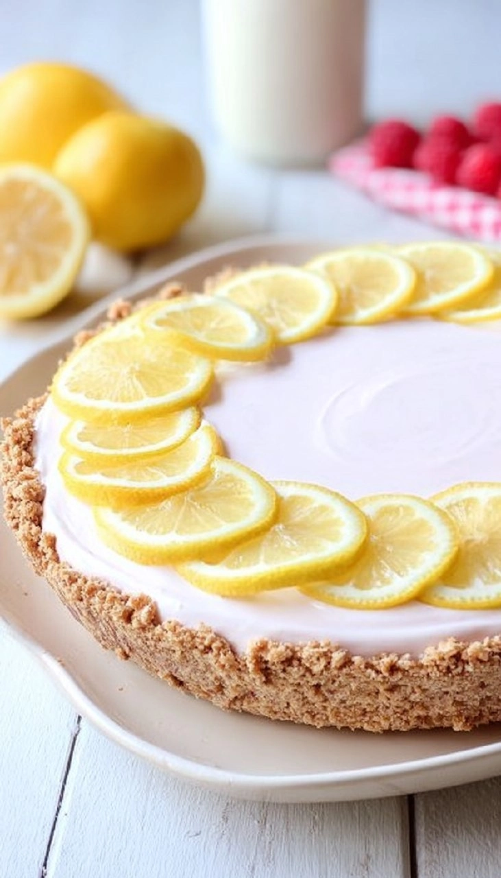 Pink Lemonade No-Bake Pie 65 Pink Lemonade No-Bake Pie