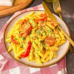 Slow-Cooker-Fajita-Pasta-Recipe