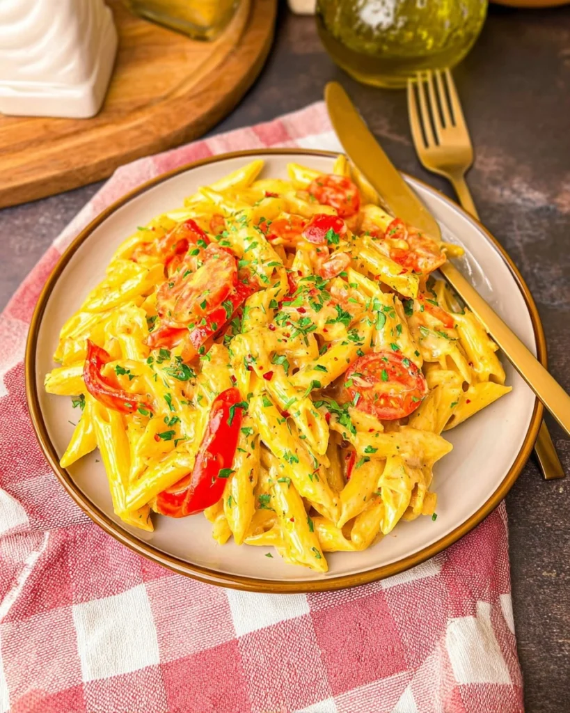 Slow-Cooker-Fajita-Pasta-Recipe