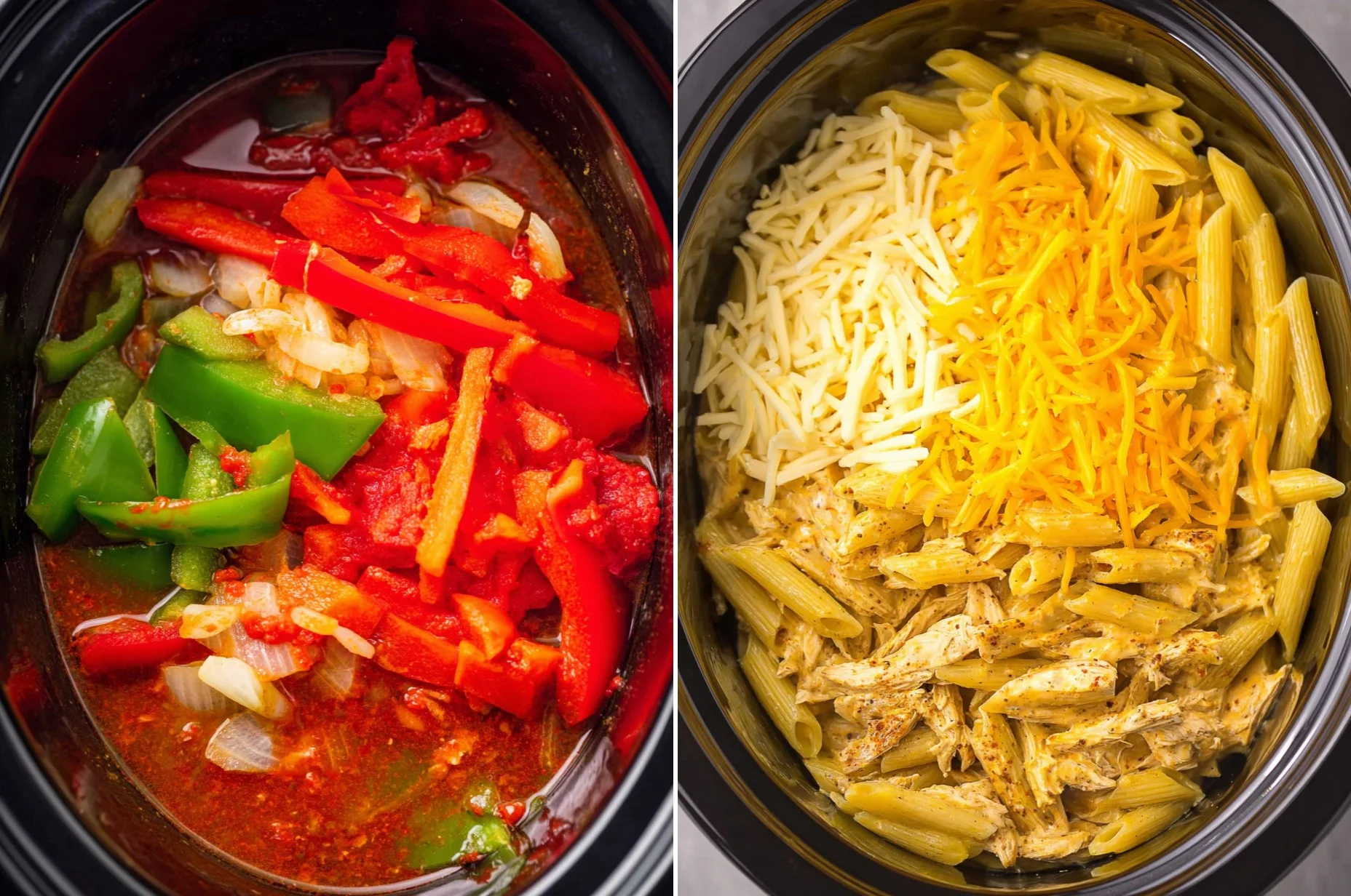 Slow Cooker Fajita Pasta
