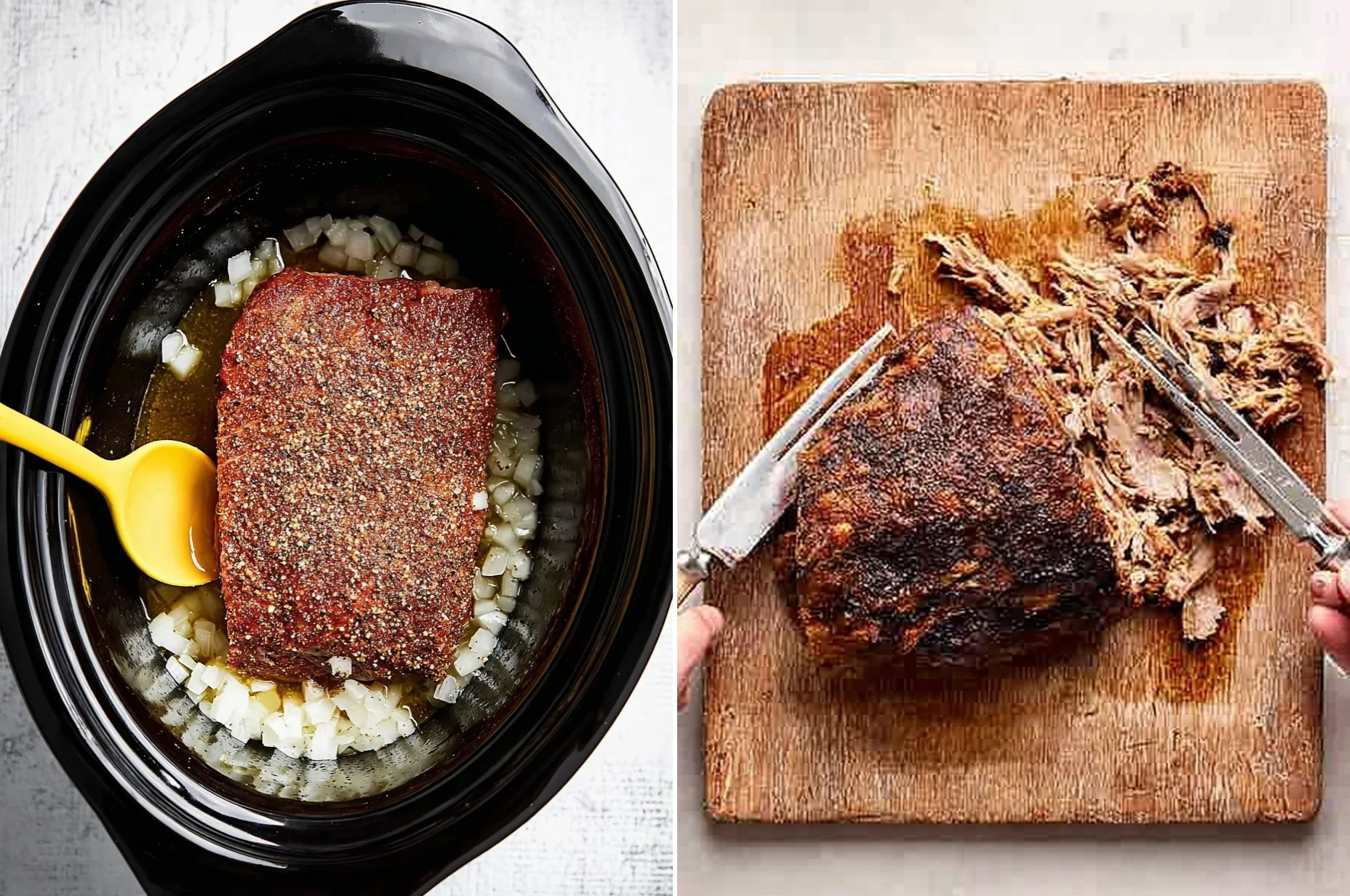 Slow Cooker Pulled Pork | Easy 6-Ingredient Set-It & Forget-It BBQ