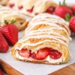 Strawberry-Cream-Cheese-Danish-Easy-Puff-Pastry-Breakfast-Pastry-Recipe