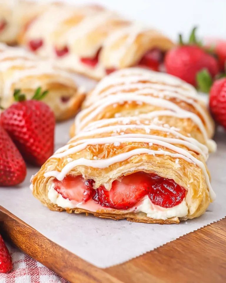 Strawberry-Cream-Cheese-Danish-Easy-Puff-Pastry-Breakfast-Pastry-Recipe