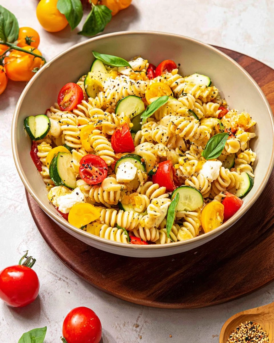 Summer Pasta Salad with White Balsamic Vinaigrette 99 Summer Pasta Salad with White Balsamic Vinaigrette