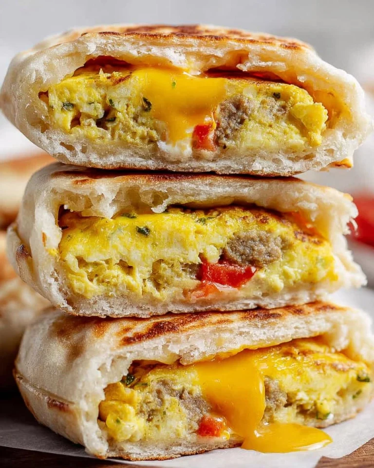 Breakfast-Stuffed-Cottage-Cheese-English-Muffins-High-Protein-Recipe