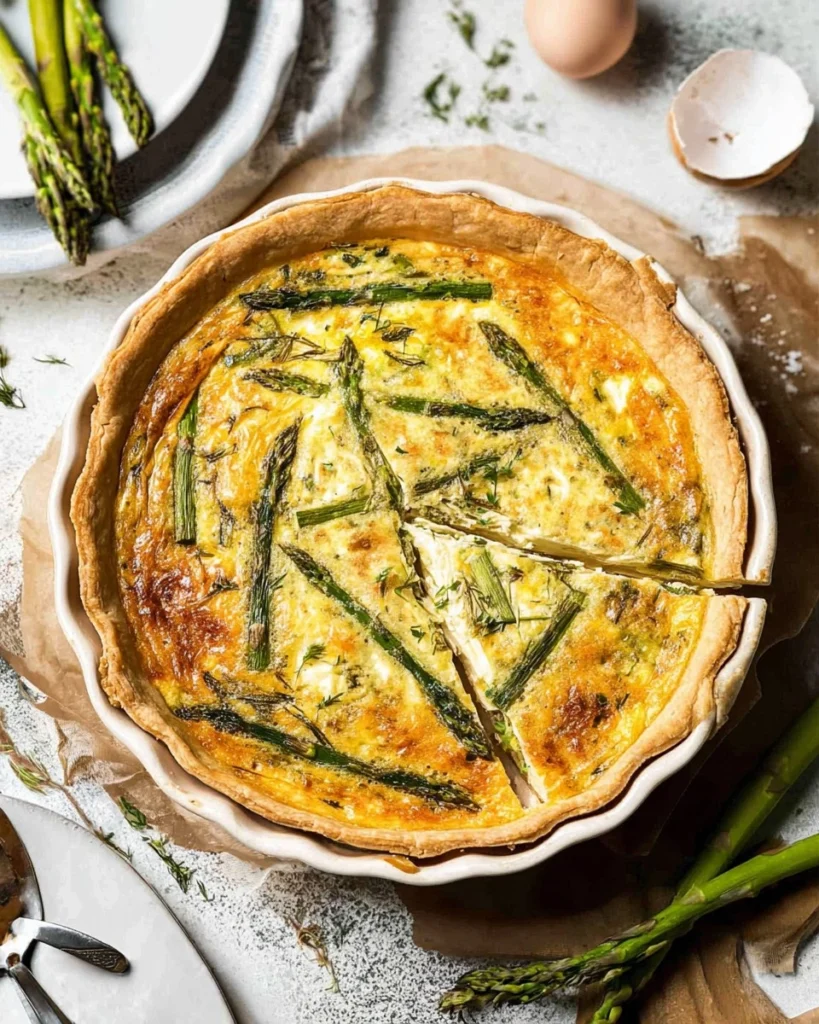 Easy-Asparagus-Quiche-with-Gruyere-Recipe