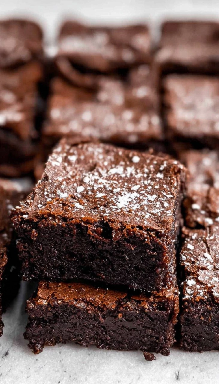 Fudgy Vegan Brownies (Applesauce Brownies) 80 Fudgy Vegan Brownies (Applesauce Brownies)
