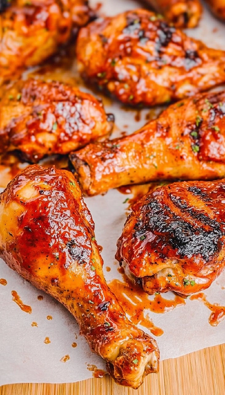 Grilled BBQ Chicken Drumsticks | Sticky Smoky Summer Cookout Chicken 95 Grilled BBQ Chicken Drumsticks | Sticky Smoky Summer Cookout Chicken