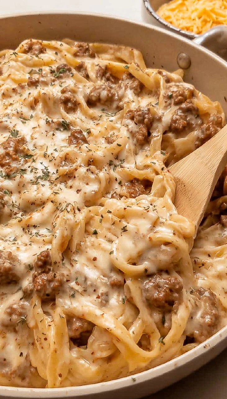 Ground Beef Alfredo 125 Ground Beef Alfredo