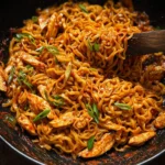 Peanut Chilli Noodles with Chicken 121 Peanut-Chilli-Noodles-with-Chicken-Recipe