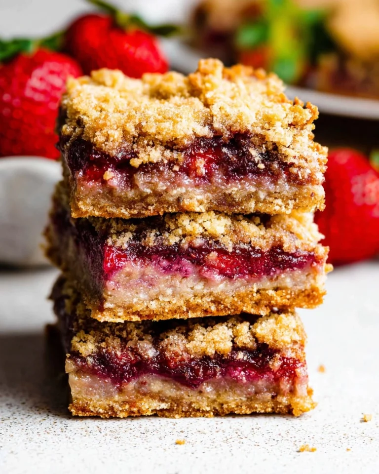 Strawberry-Crumble-Bars-Almond-Flour-Easy-Buttery-Recipe