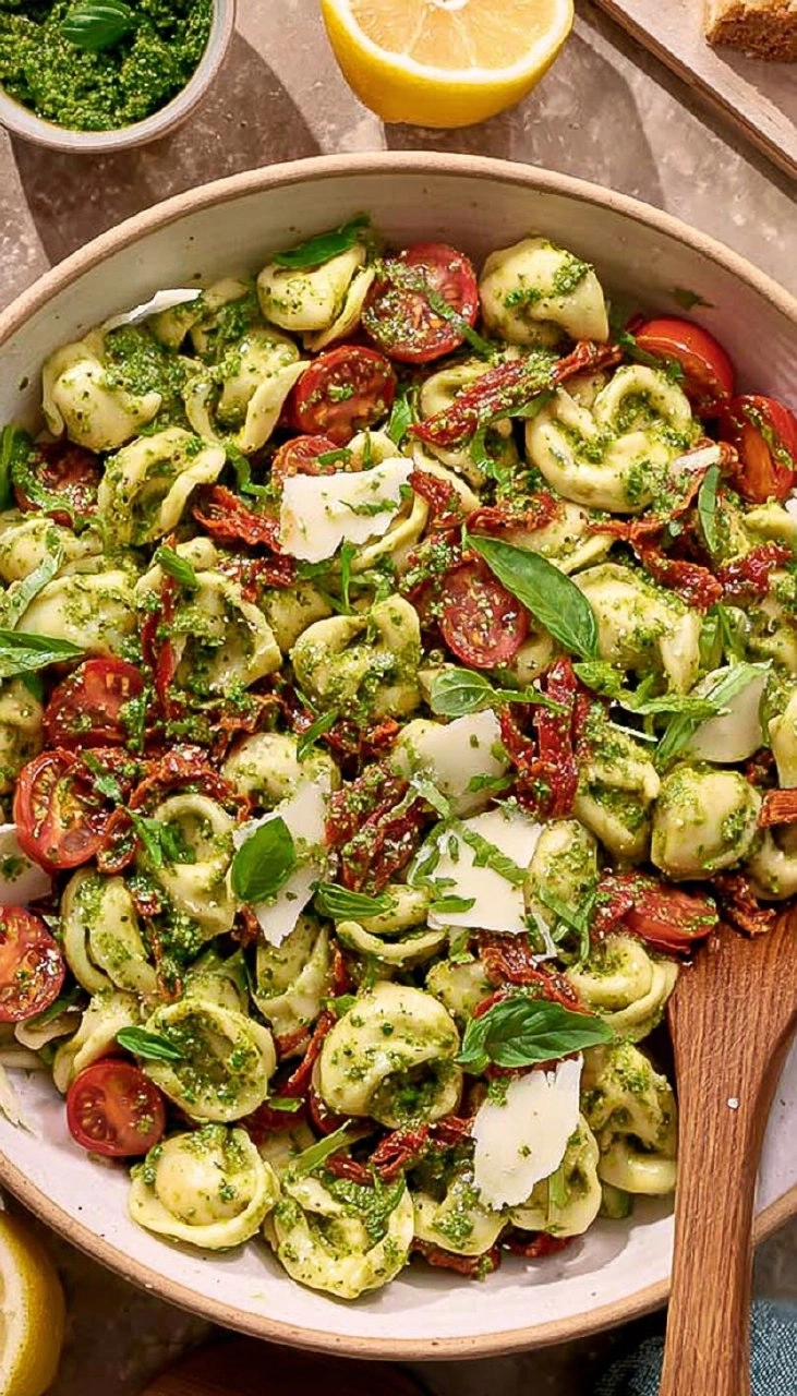 Tortellini Pesto Salad