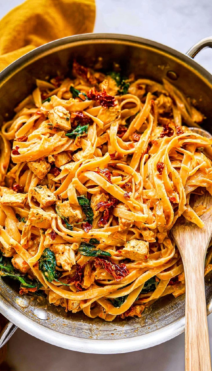Whole Wheat Sun-Dried Tomato Basil Pasta