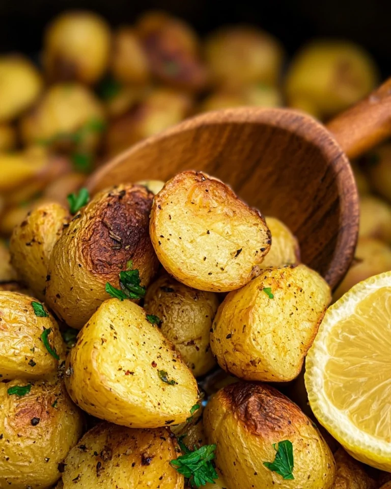 Air-Fryer-Greek-Roasted-Potatoes-Recipe