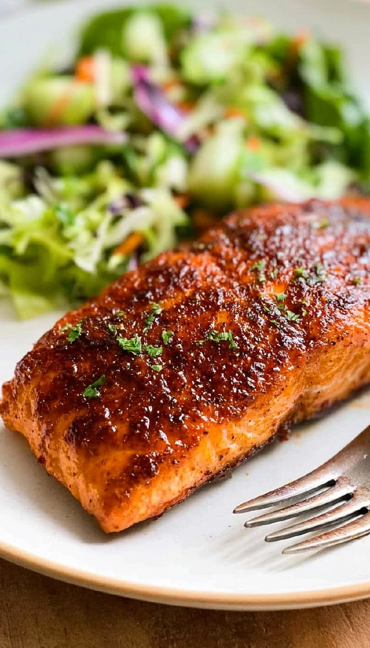 Air Fryer Sweet and Spicy Salmon