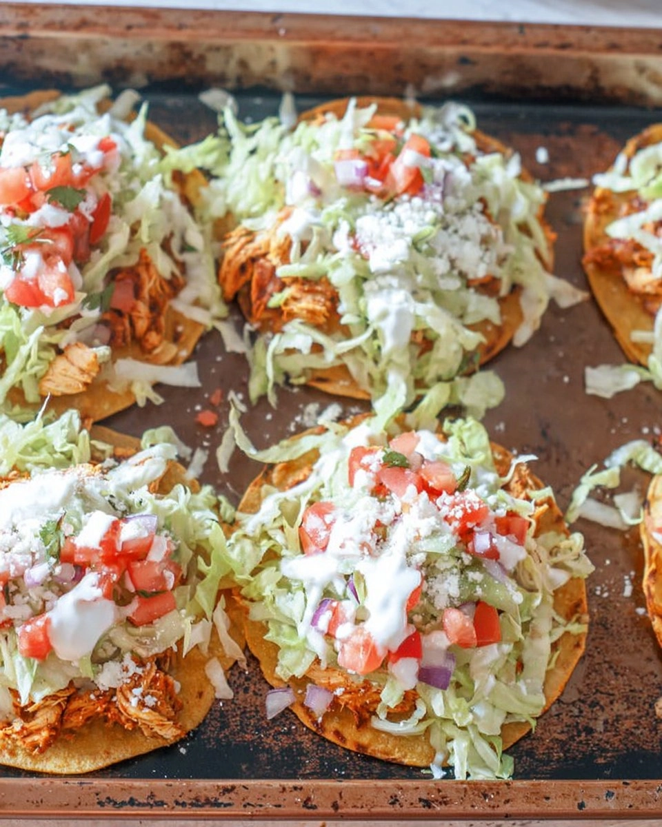 Baked Chicken Tostadas