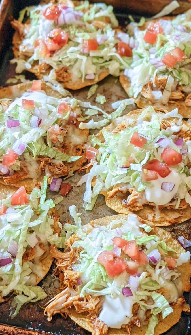 Baked Chicken Tostadas