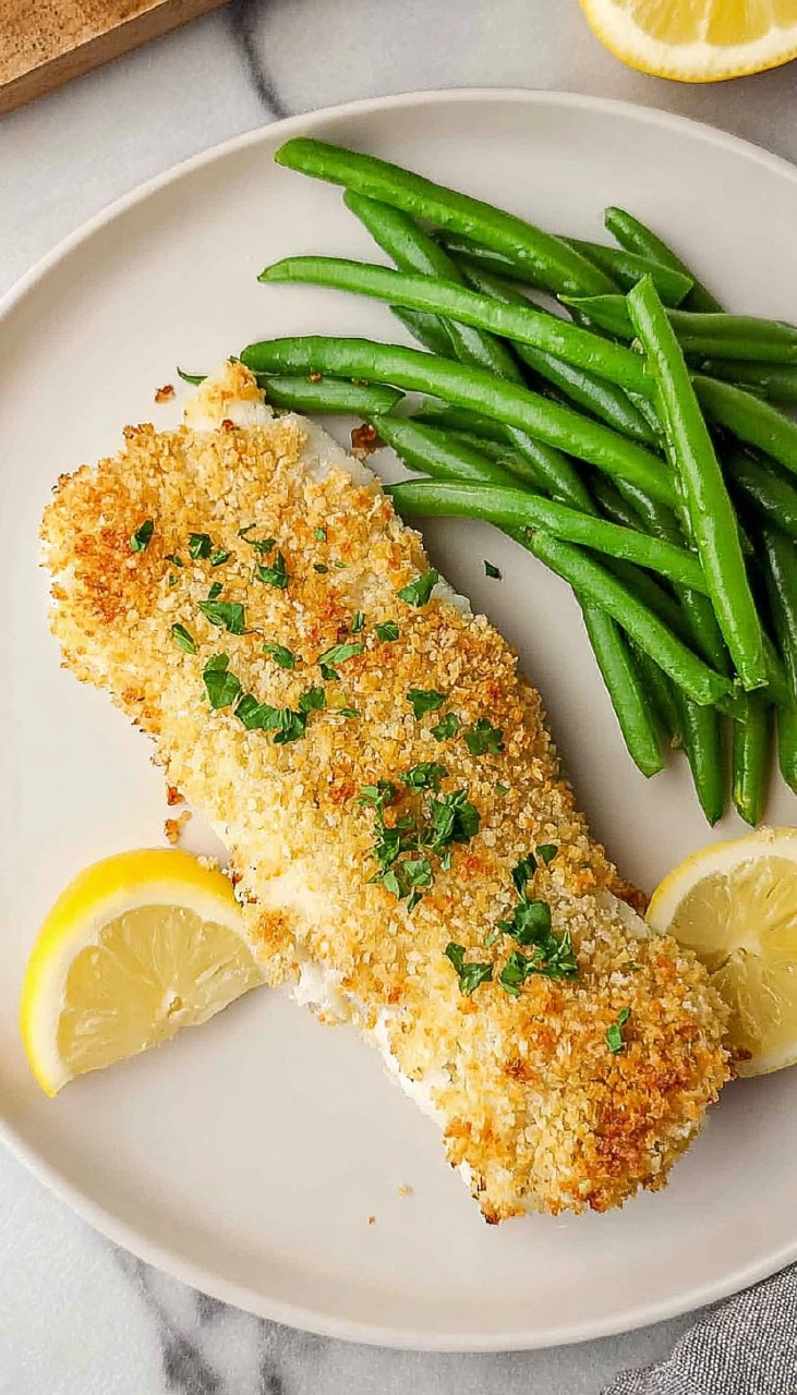 Baked Cod With Panko Bread Crumbs