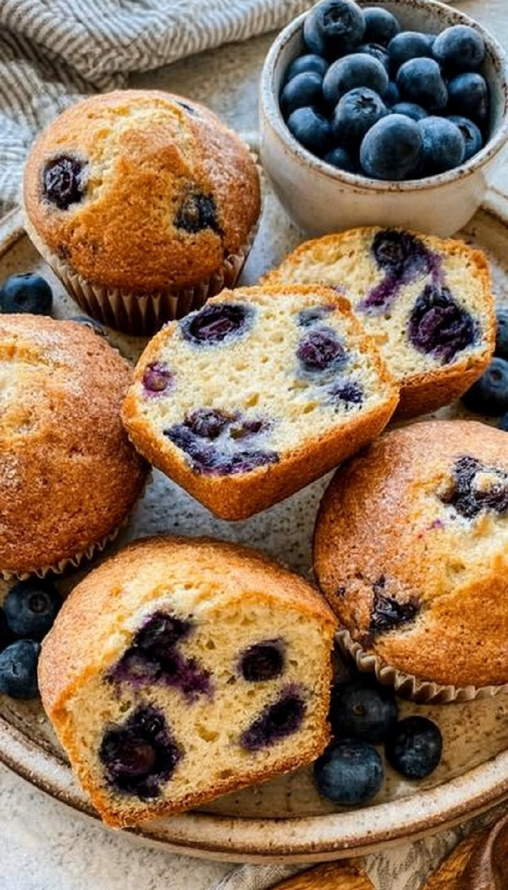 Blueberry Yogurt Muffins