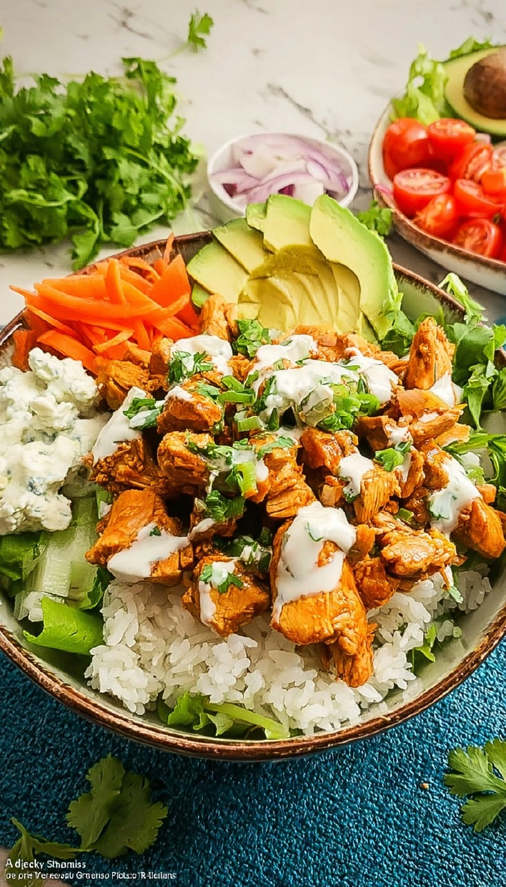 Buffalo Chicken Bowl (With Rice) 125 Buffalo Chicken Bowl (With Rice)