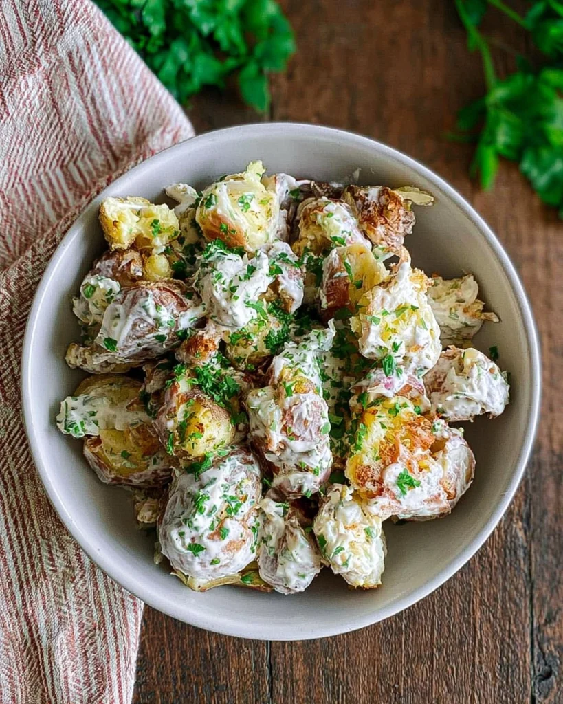 Buttermilk-Smashed-Potato-Salad-Creamy-BBQ-Side-for-Memorial-Day-Recipe