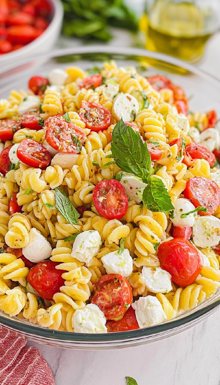 Caprese Pasta Salad 65 Caprese Pasta Salad