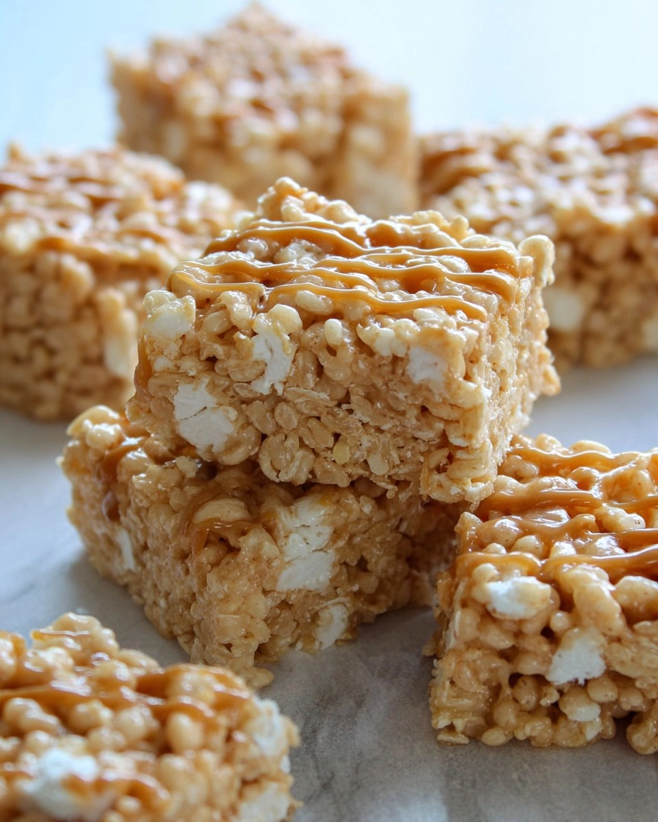 Caramel Rice Krispie Treats