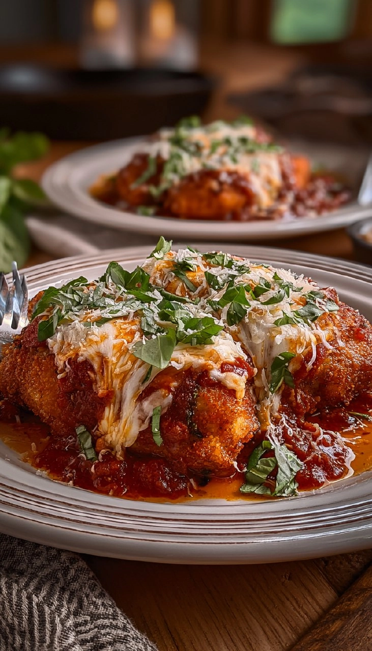 Chicken Parmesan | Crispy Baked Italian Comfort Dinner