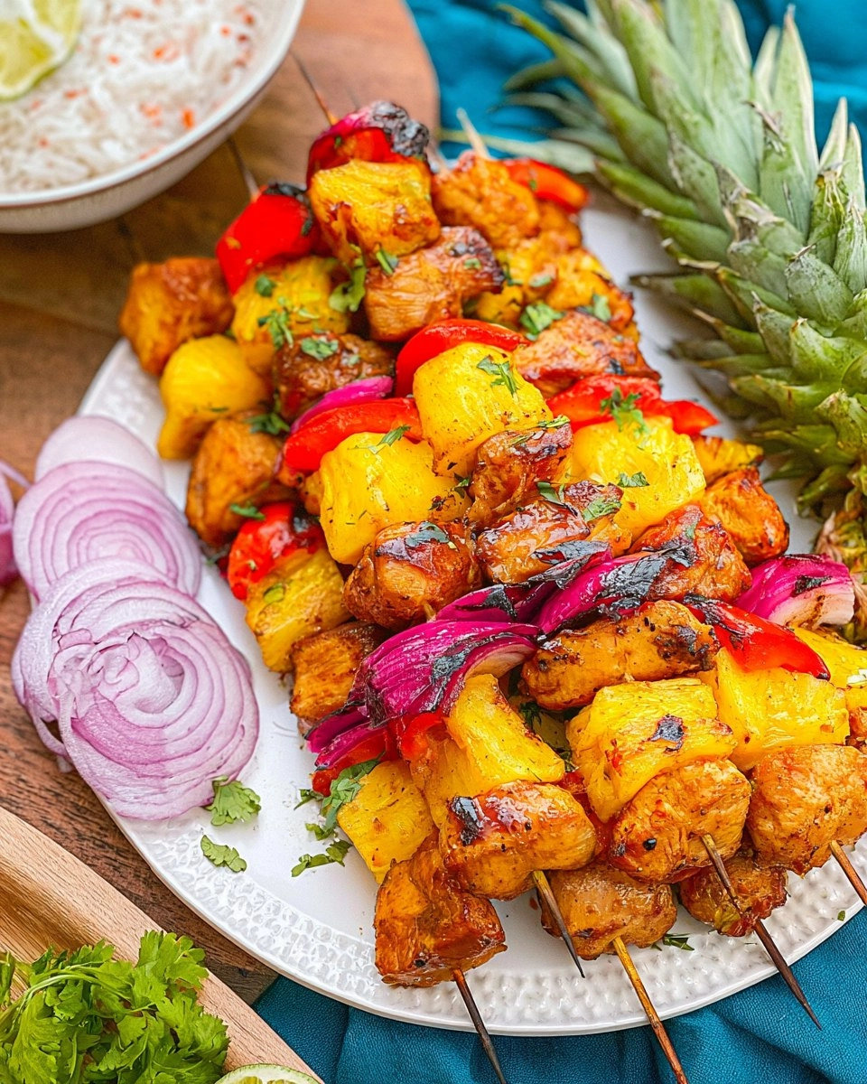 Chicken Pineapple Kebabs