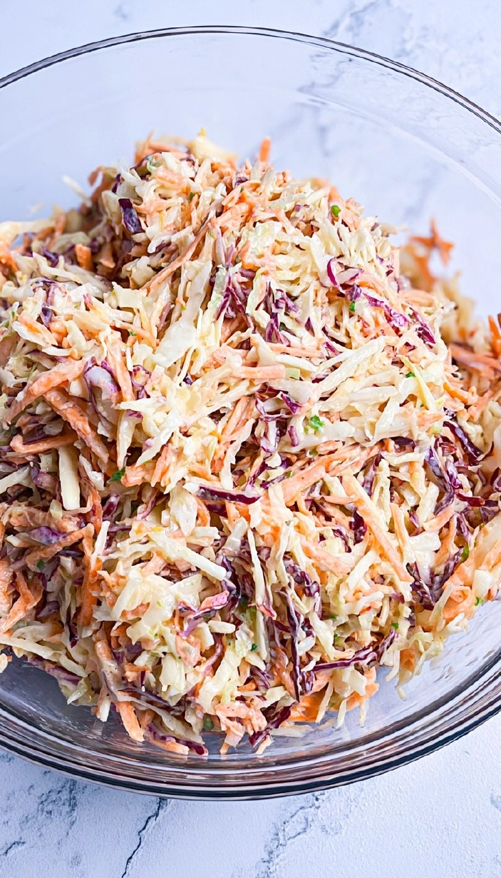 Classic Coleslaw | Creamy Crunchy BBQ Side Salad