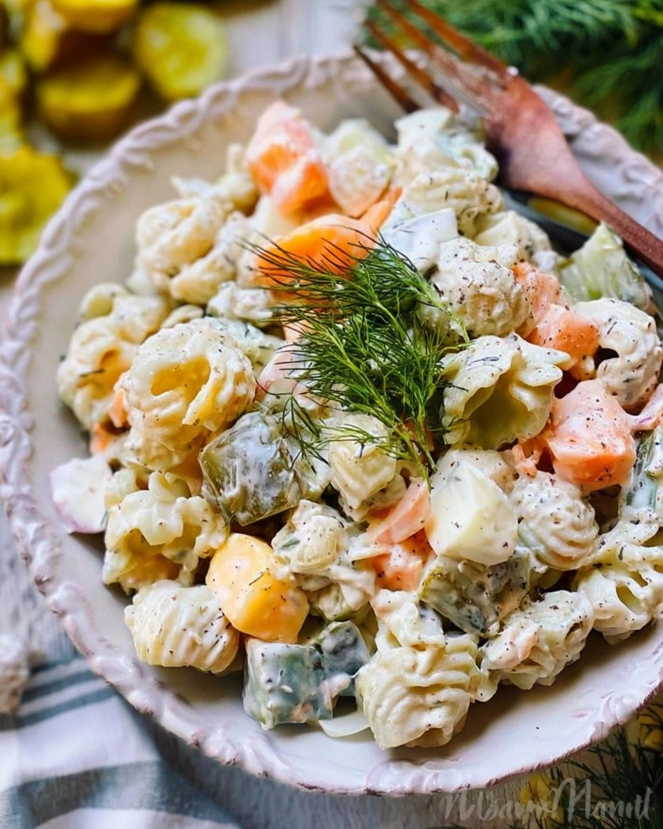 Creamy Dill Pickle Pasta Salad 94 Creamy Dill Pickle Pasta Salad