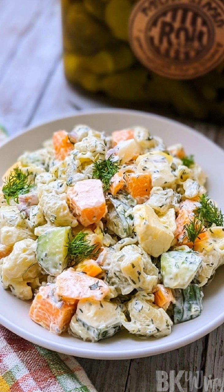 Creamy Dill Pickle Pasta Salad 95 Creamy Dill Pickle Pasta Salad
