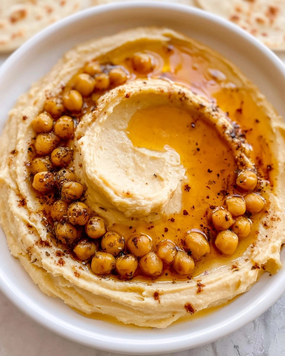 Creamy Hot Honey Hummus.