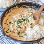 Creamy Smothered Chicken and Rice 126 Creamy-Smothered-Chicken-and-Rice-Recipe
