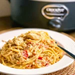 Crockpot-Chicken-Spaghetti-Recipe