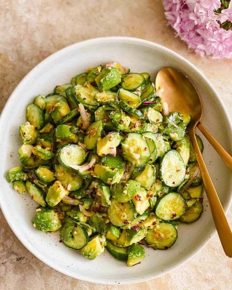 Cucumber-Avocado-Salad-Creamy-and-Ready-in-10-minutes-Recipe