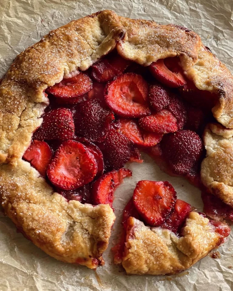 Easy-Strawberry-Galette-no-pie-pan-needed-Recipe