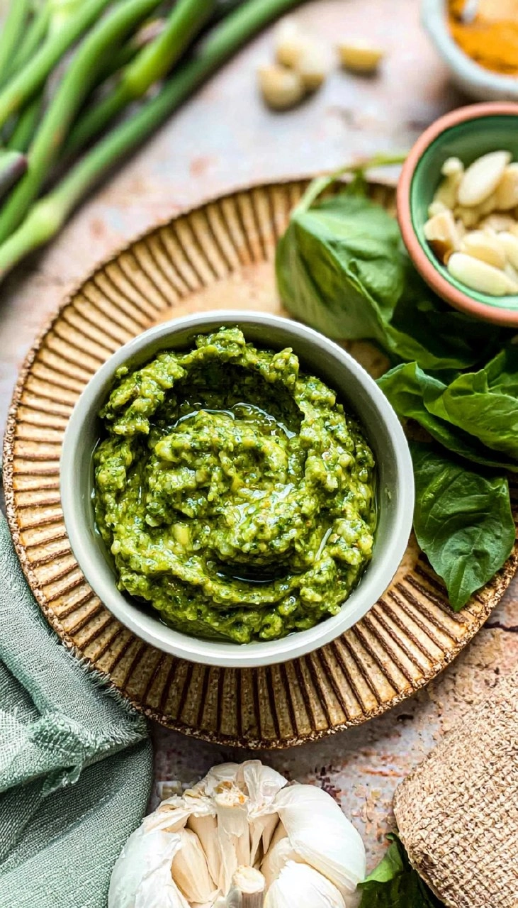 Garlic Scape Pesto