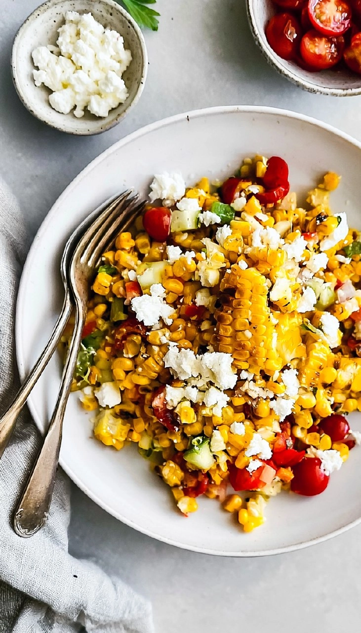 Grilled Corn Salad | Fresh Summer Cookout Side