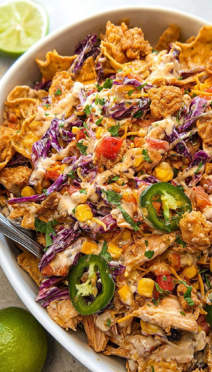 Loaded Chicken Frito Cowboy Cabbage