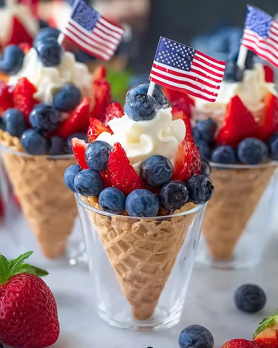 No-Bake-4th-of-July-Patriotic-Fruit-Cones-Recipe