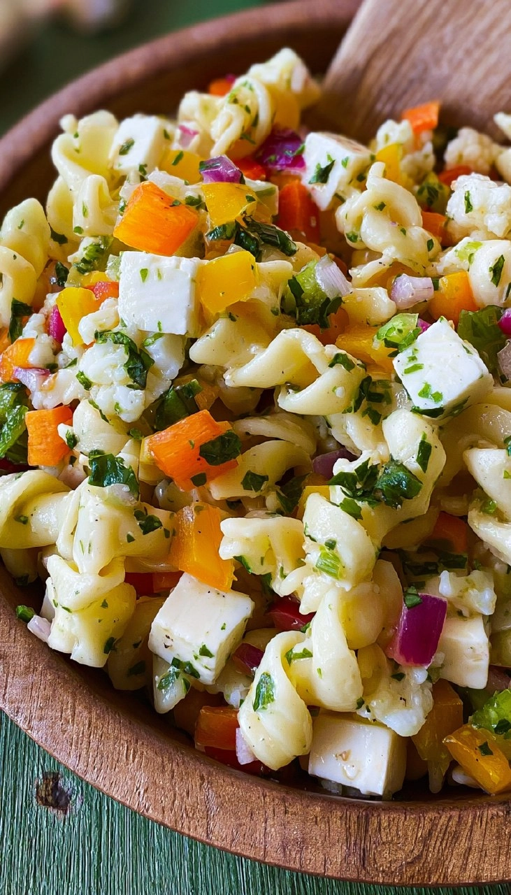 Pasta Salad | Easy Potluck Side for Cookouts and Picnics