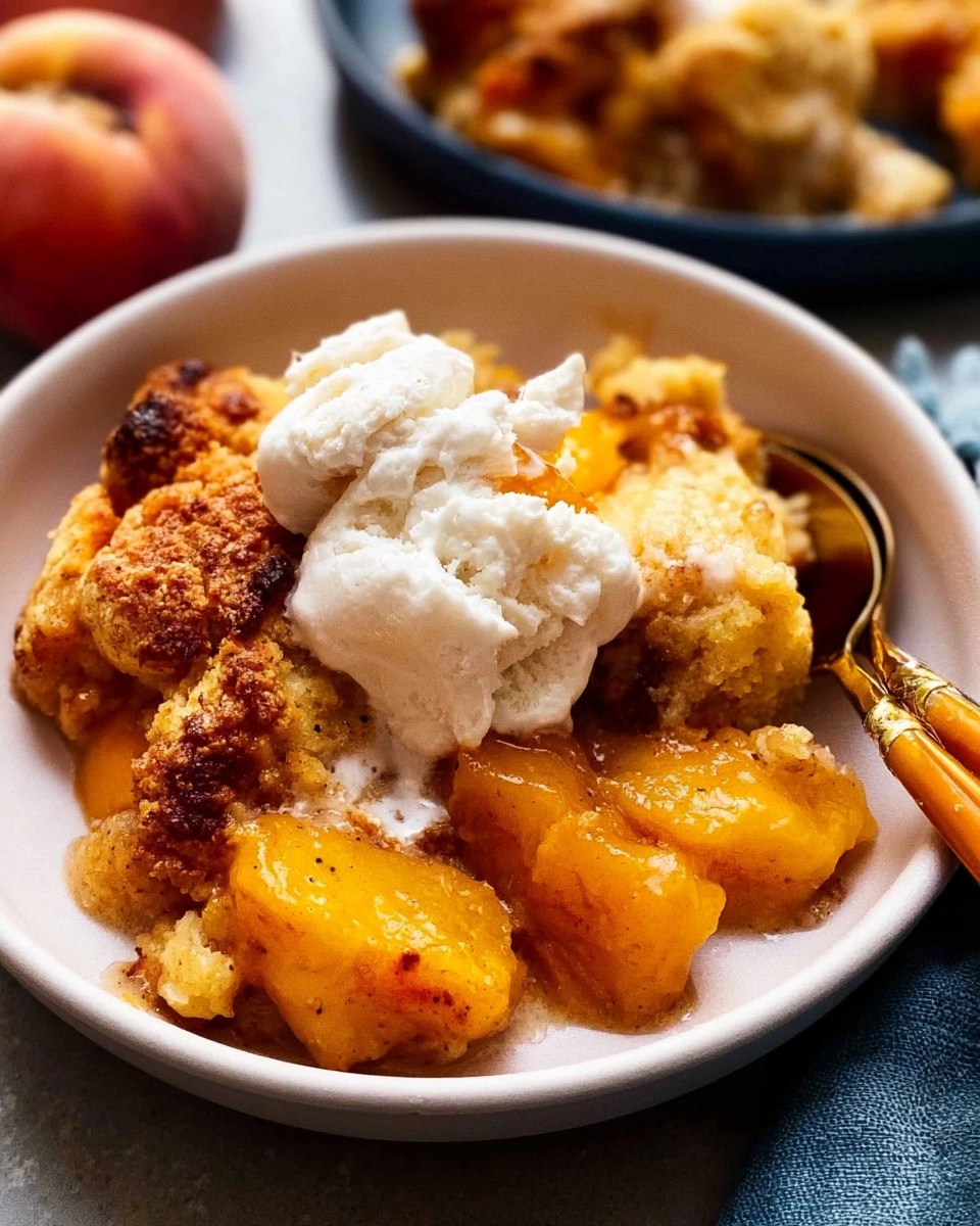 Peach Cobbler | Old-Fashioned Summer Fruit Dessert